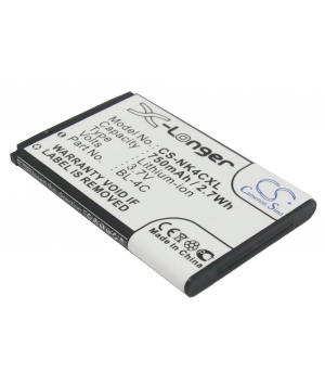 3.7V 0.75Ah Li-ion battery for Myphone 