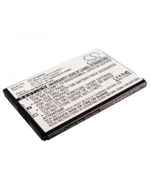 3.7V 1.5Ah Li-ion battery for TCL A860