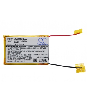 Batería 3.7V 1.05Ah LiPo para Grundig MPixx 8800