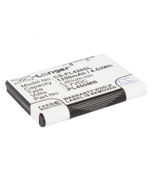 3.7V 1.25Ah Li-ion battery for Pharos PTL535