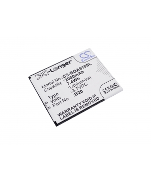 Batería 3.7V 2Ah Li-ion para BQ Aquaris 5.0 HD