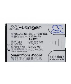 3.7V 1.2Ah Li-ion battery for Coolpad 8010