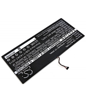 Batería 3.85V 5.7Ah LiPo para Alcatel One Touch Plus 10"