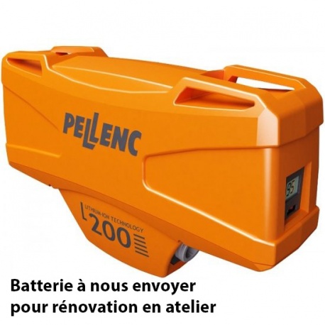 Ricondizionamento batteria Pellenc ULIB 200 44V 4.4Ah tipo 71798