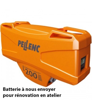 Reconditioning of Pellenc ULIB 200 44V 4.4Ah battery type 71798