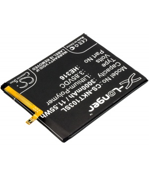 3.85V 3Ah LiPo HE335 Batería para Nokia 6 Smartphone