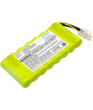 Batterie 9.6V 2Ah Ni-Mh pour Dranetz HDPQ-Guide, Visa