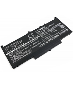 Batteria 7.6V 7.2Ah Li-Po per DEL Latitude 12 E7270