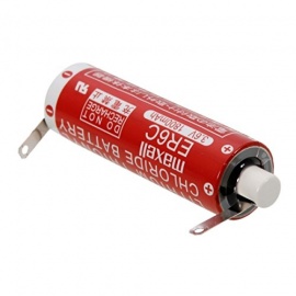 Battery Lithium 3.6V MAXELL ER6C with lugs