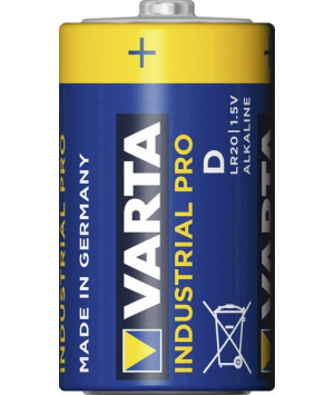 Pile Alcaline Industrial VARTA - LR20 D - Batteries4pro