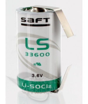 Lithium-Batterie 3.6V 17Ah LS33600 - Schweißhülsen