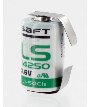 Pile lithium 3.6V Saft LS14250 1/2AA