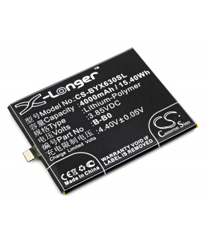 Batteria 3.85V 4Ah LiPo B-B0 per BBK VIVO Xplay 6