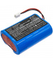 3.7V 3Ah Li-ion battery for Wella Eclipse Clipper