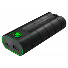 POWERBANK FLEX 7 + 2 Batterien 3.6V 3.4Ah Li-Ion 18650 Led Lenser