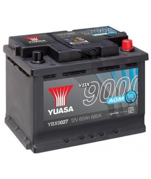 Arranque de la batería de plomo 12V 70Ah 760A 'D AGM Start Stop Yuasa  YBX9096