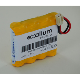 Batteria 4.8V 700mAh NiCd Cnn Molex 2P