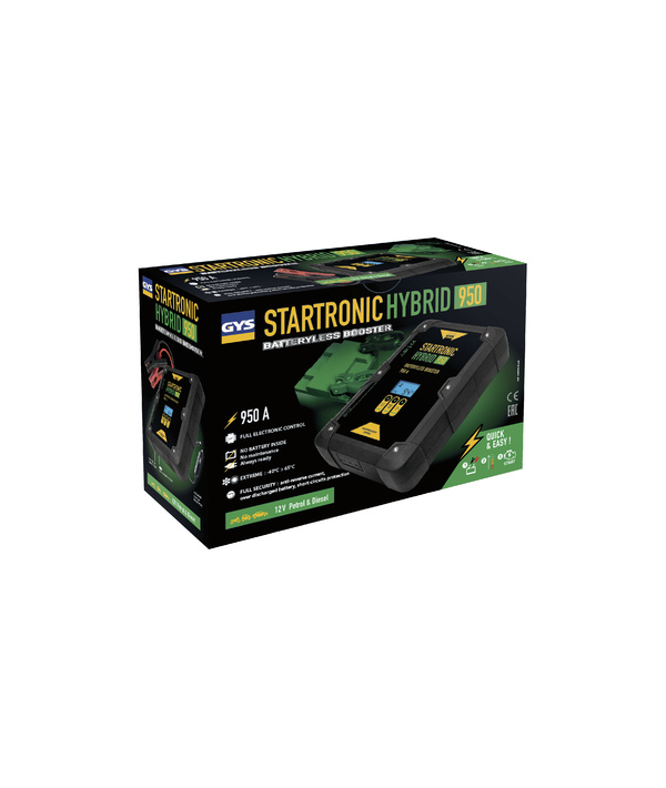 Booster start supercapacitors and battery STARTRONIC HYBRID 950 GYS