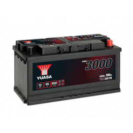 Batterie démarrage plomb 12V 95Ah 850A SMF Yuasa YBX3019