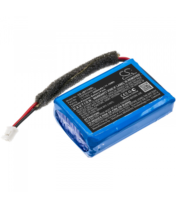 Battery 3.7V 1.5Ah LiPo GSP853450-02 for JBL Turbo speaker