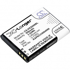 3.7V 950mAh Li-ion Battery for Kapelse ES-KAP-AD-VR Vital Card Reader