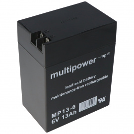 Batterie plomb 6V 13Ah Multipower MP13-6