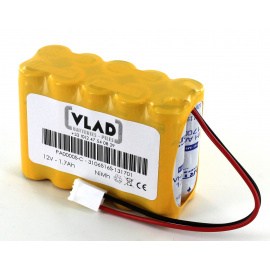 Batería 12V NiMh para alarma de incendio 734101 CHALLENGER 1.7Ah