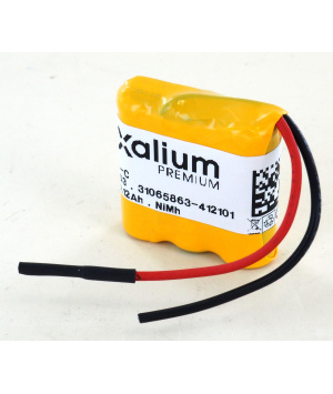 Batteria NiMh da 7,2 V 120 mAh per regolatore differenziale Catex DT-170 Catu