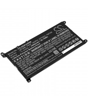 Batteria LiPo da 11,4 V 3,4 Ah per DELL Inspiron 15-5570