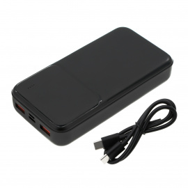 Powerbank 5V 20Ah LiPo 3 Ausgänge USB/USB-C 3A QC3.0 + PD 18W