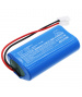 7.4V 2.6Ah Li-ion 25-9000 Batteria per Satco Nuvo Freedom EM