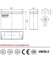 Batería de 12,8 V 24 Ah LFP 307 Wh M5 NPP LFP12.8-24