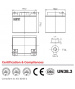 Batterie 12.8V 50Ah LFP 640Wh M6 NPP LFP12.8-50