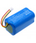 Batterie 14.4V 3.4Ah Li-ion pour aspirateur Blaupunkt XBOOST