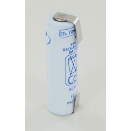 Elemento 1.2V 700mAh NiCd formato AA Arts - vainas de soldadura