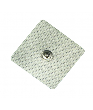 Box of 120 TENS electrodes 50*50 / Disposable / Pregelled / Non-woven / Snap