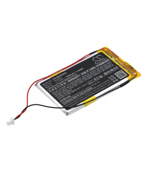 3.7V 1.5Ah LiPo 543604 battery for Sennheiser EK 2020-D II receiver