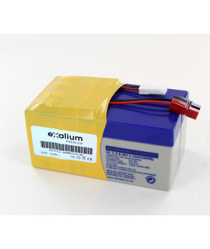 8V 6.4Ah Battery with IC for WELCH ALLYN Propaq Monitor (501-0008-01)