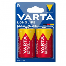 Blister 2 Batterien alkaline LR20 Longlife Max Power Varta