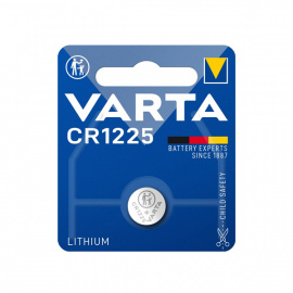 Batería de litio CR1225 de 3V en blíster Varta