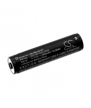 3.7V 3.4Ah Li-Ion compatible battery for Peli 3315RZ1 lamp