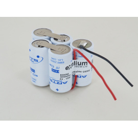 Arts saft 6V 1.6Ah 5 VT Cs Typ Batterie + Kabel