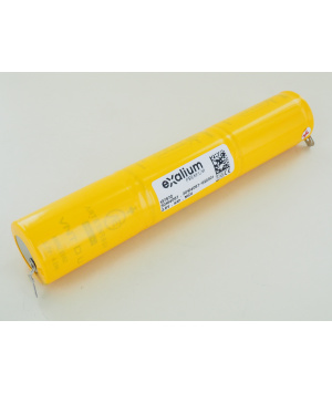 Saft 3.6V 4Ah battery 3 VNTD stick fastons autonomous emergency lighting unit