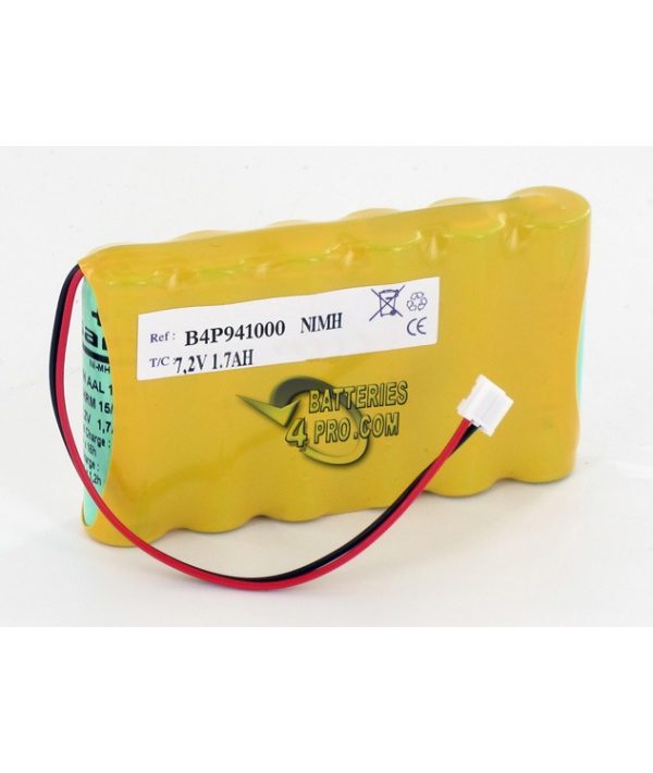 Batterie 7,2V 1,7Ah pour électro-stimulateur Compex 2 MEDICOMPEX (COMPEX 2)  - Vlad