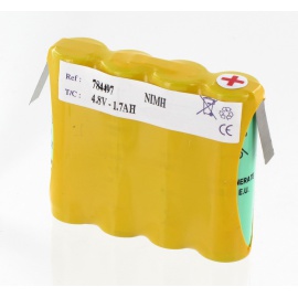 Saft 4.8V battery 4 VH AA side side