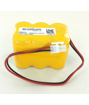 Batterie 7.2V 4.5Ah NiMh 111912 pour Bloc à phares 130009 URA