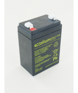 Exalium 12V 2.2Ah EXA2.2-12FR lead acid battery