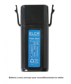 Ricondizionamento Batteria ELCA PINC-GEH 7.2V NiMh