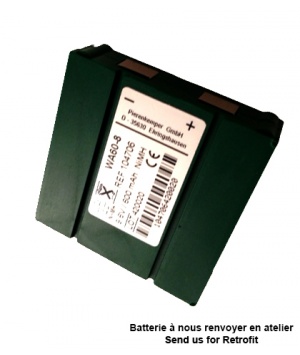 Reconditioning 9.6V 750mAh Battery for SPORECUP PRO4, EMP2