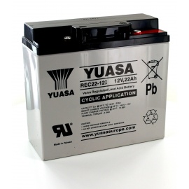 Batteria Yuasa REC22-12I di ciclica piombo 12V 22Ah